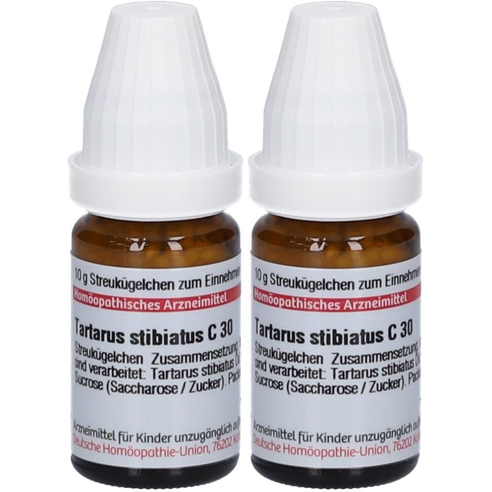 Tartarus Stibiatus C 30 Globuli 2x 2x10 g