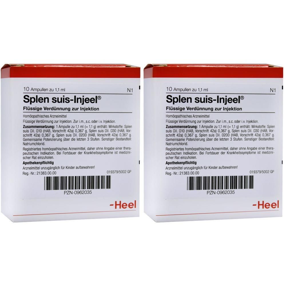 Splen suis Injeel Ampullen 2x 2x10 St