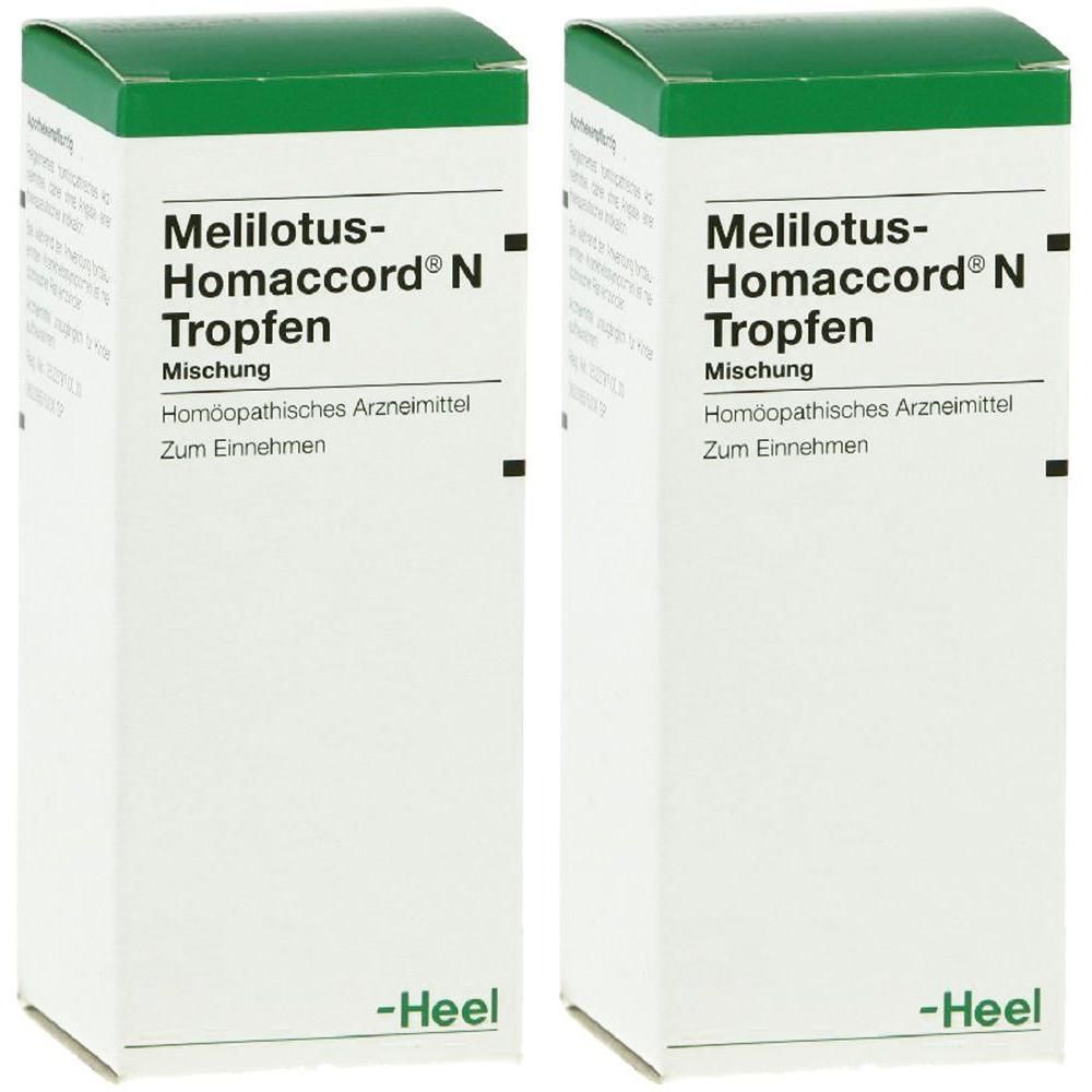 Melilotus Homaccord N Tropfen 2x 2x30 ml