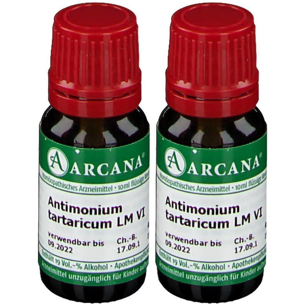 Antimonium Tartaricum LM 6 Dilution 2x 2x10 ml