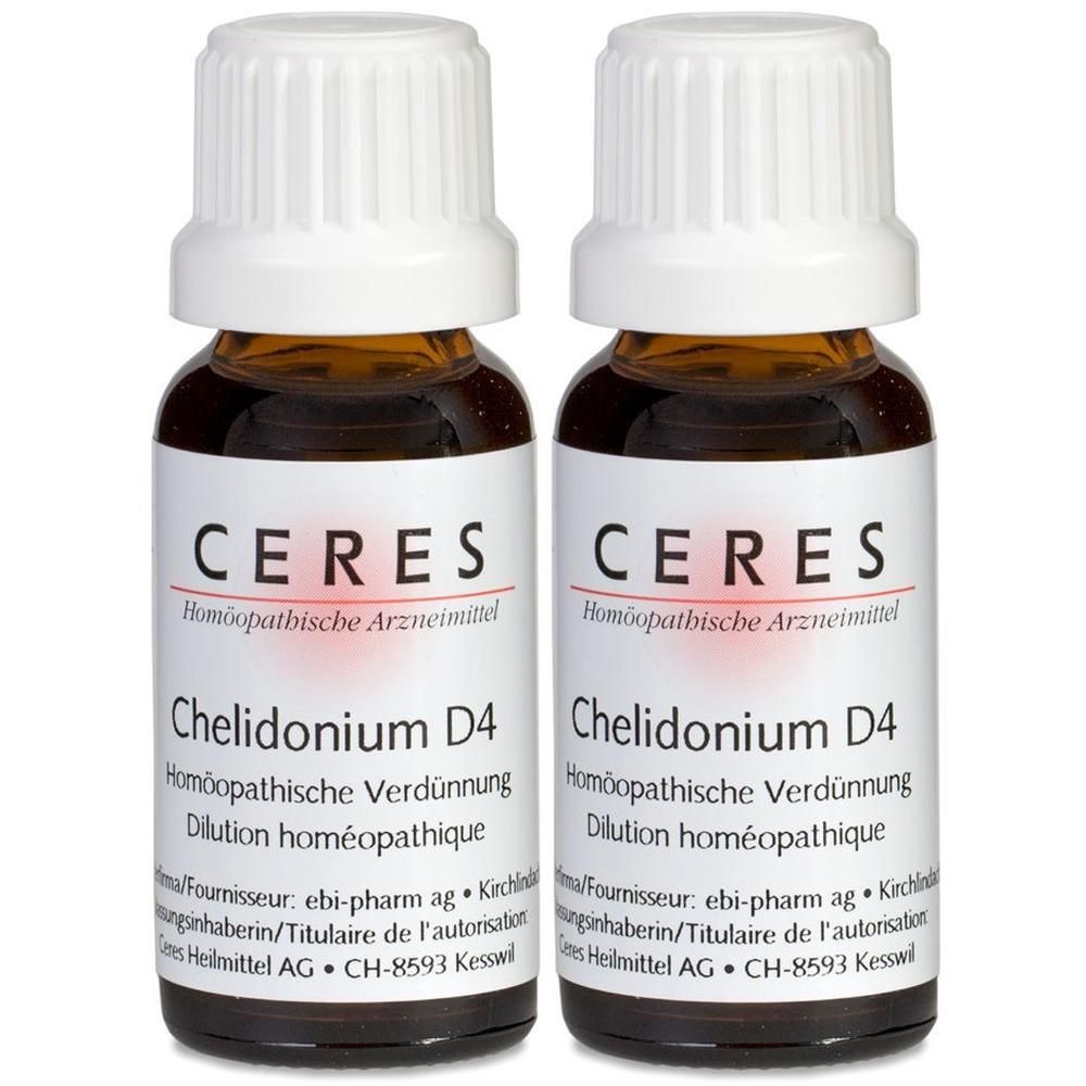 Ceres Chelidonium D 4 Dilution 2x 2x20 ml