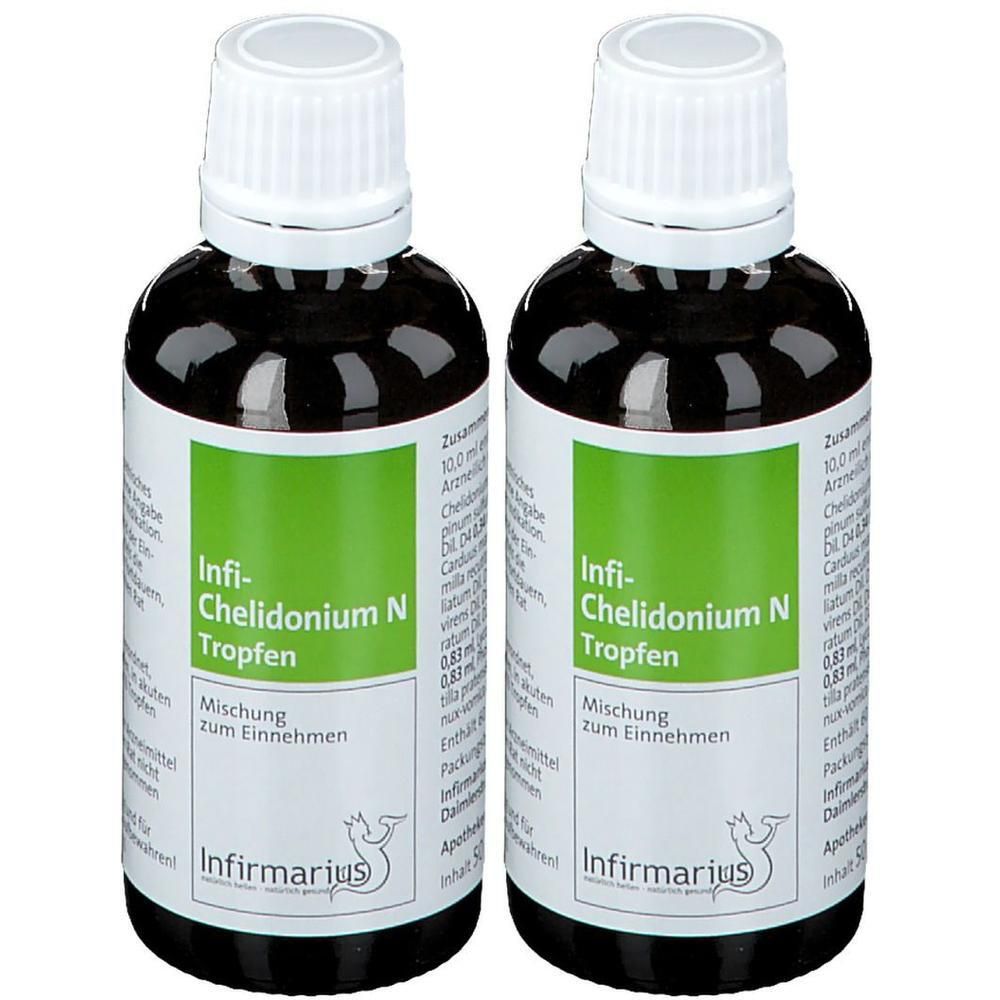 Infi Chelidonium N Tropfen 2x 2x50 ml