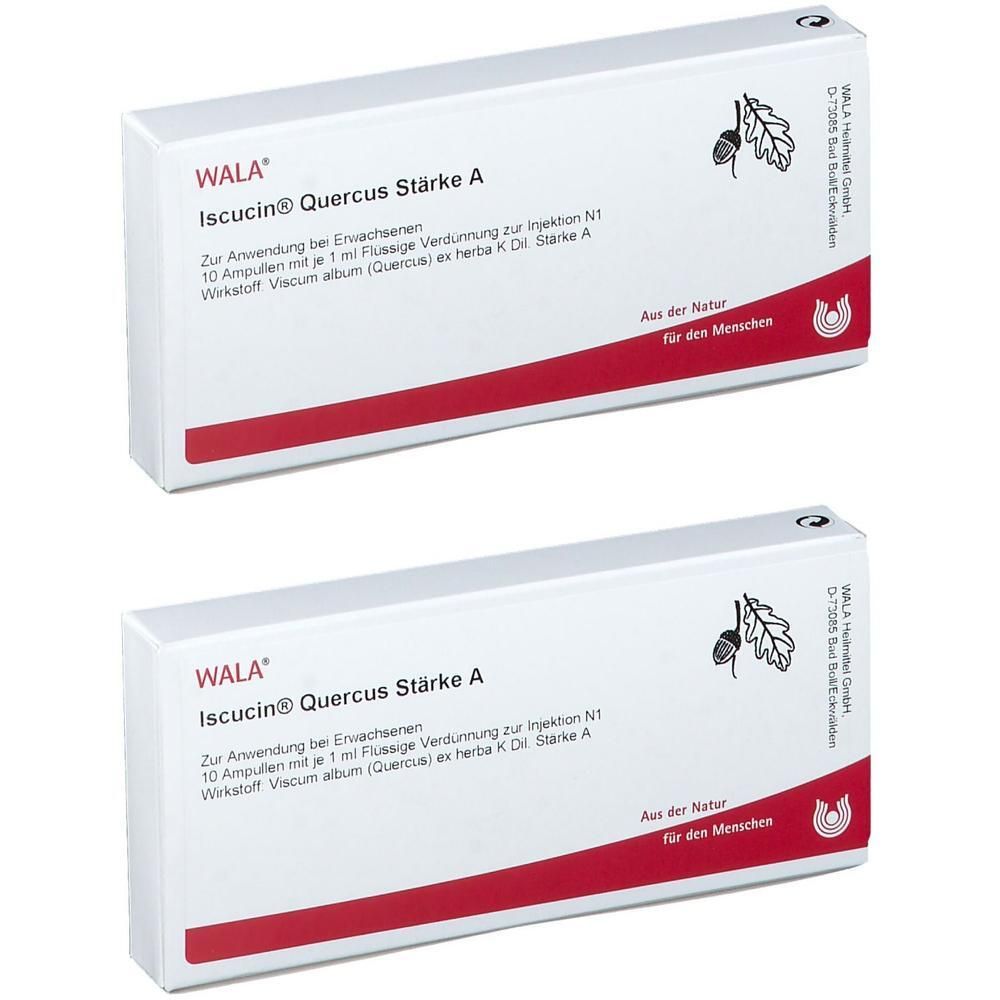 Iscucin quercus Stärke A Ampullen 2x 2x10x1 ml