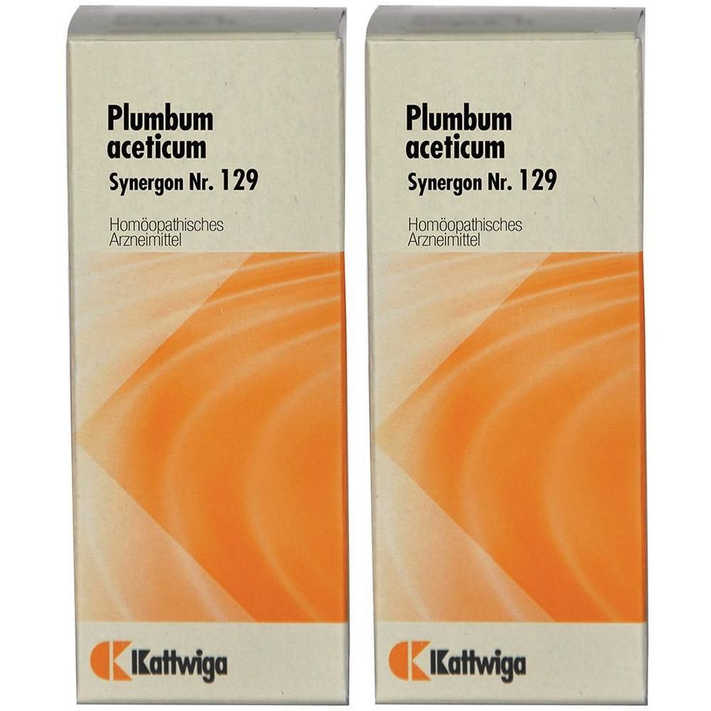 Synergon Komplex 129 Plumbum aceticum Tropfen 2x 2x50 ml