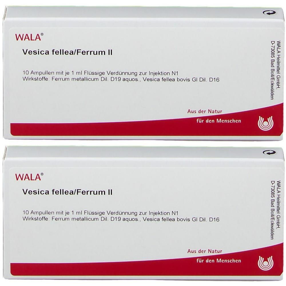 Vesica FELLEA/Ferrum II Ampullen 2x 2x10x1 ml