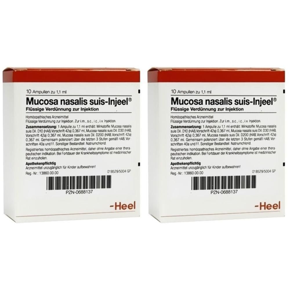 Mucosa nasalis suis Injeel Ampullen 2x 2x10 St