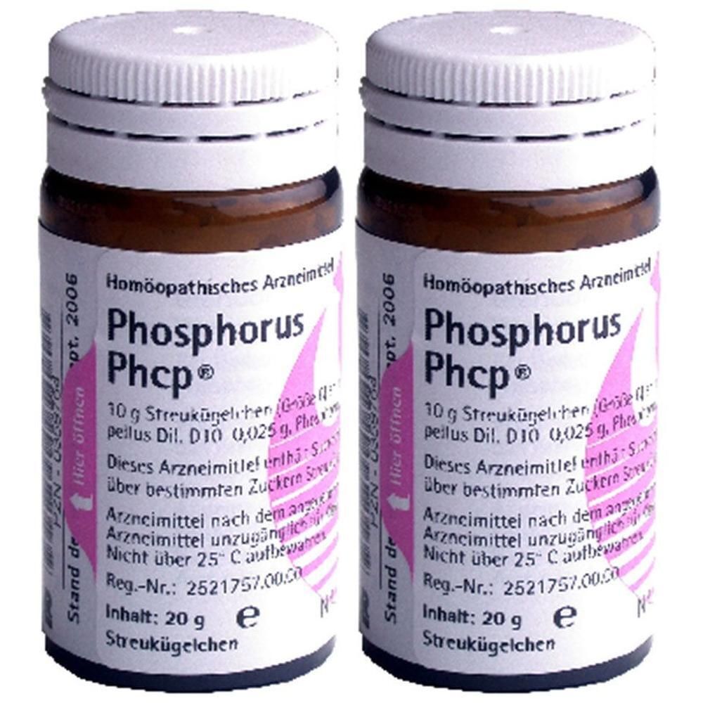 Phosphorus Phcp Globuli 2x 2x20 g