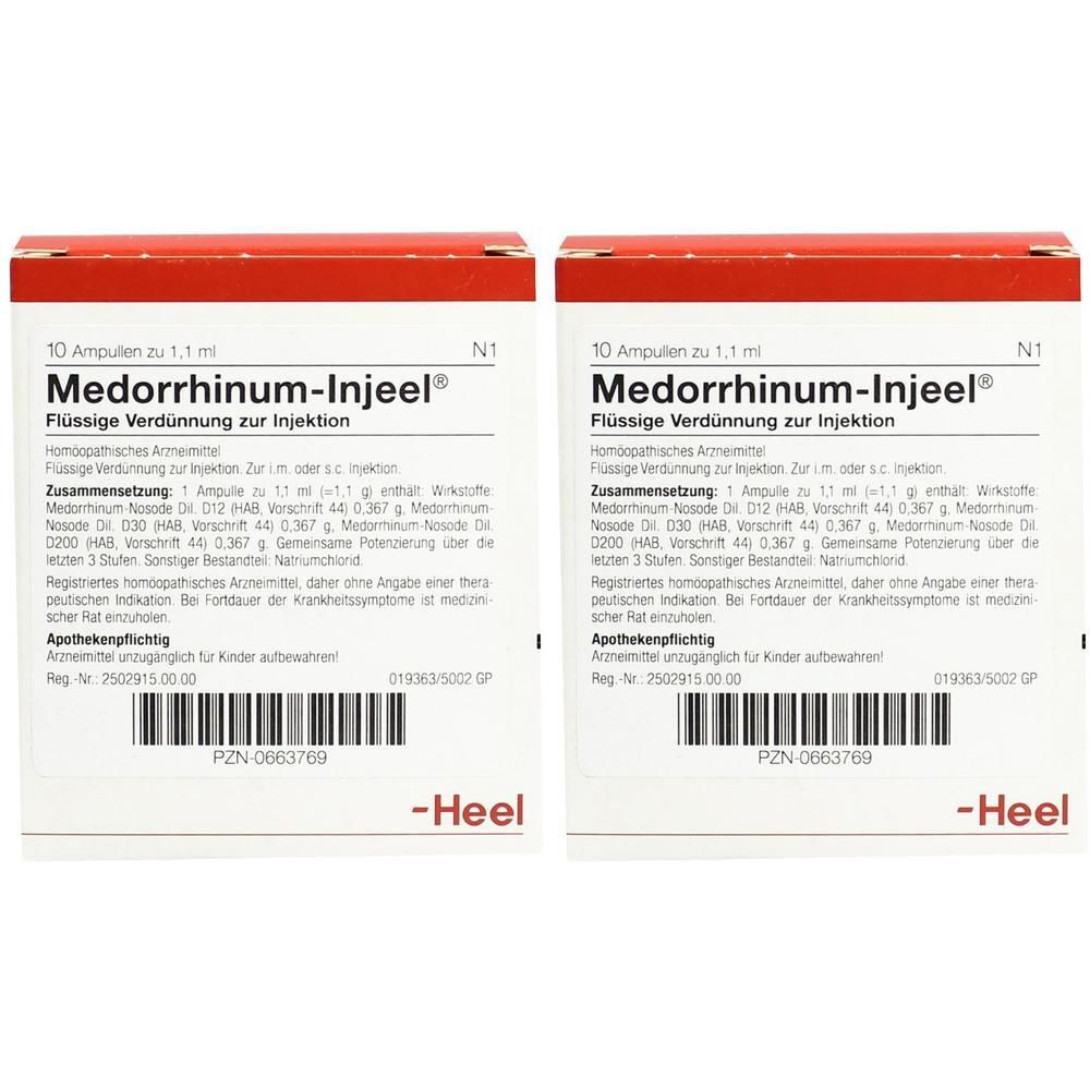 Medorrhinum Injeel Ampullen 2x 2x10 St
