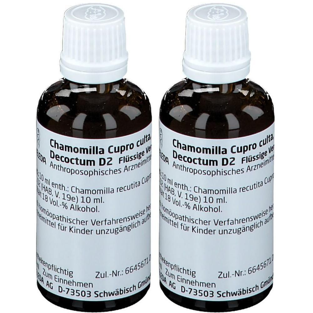 Chamomilla Cupro culta Radix D 2 Dilution 2x 2x50 ml