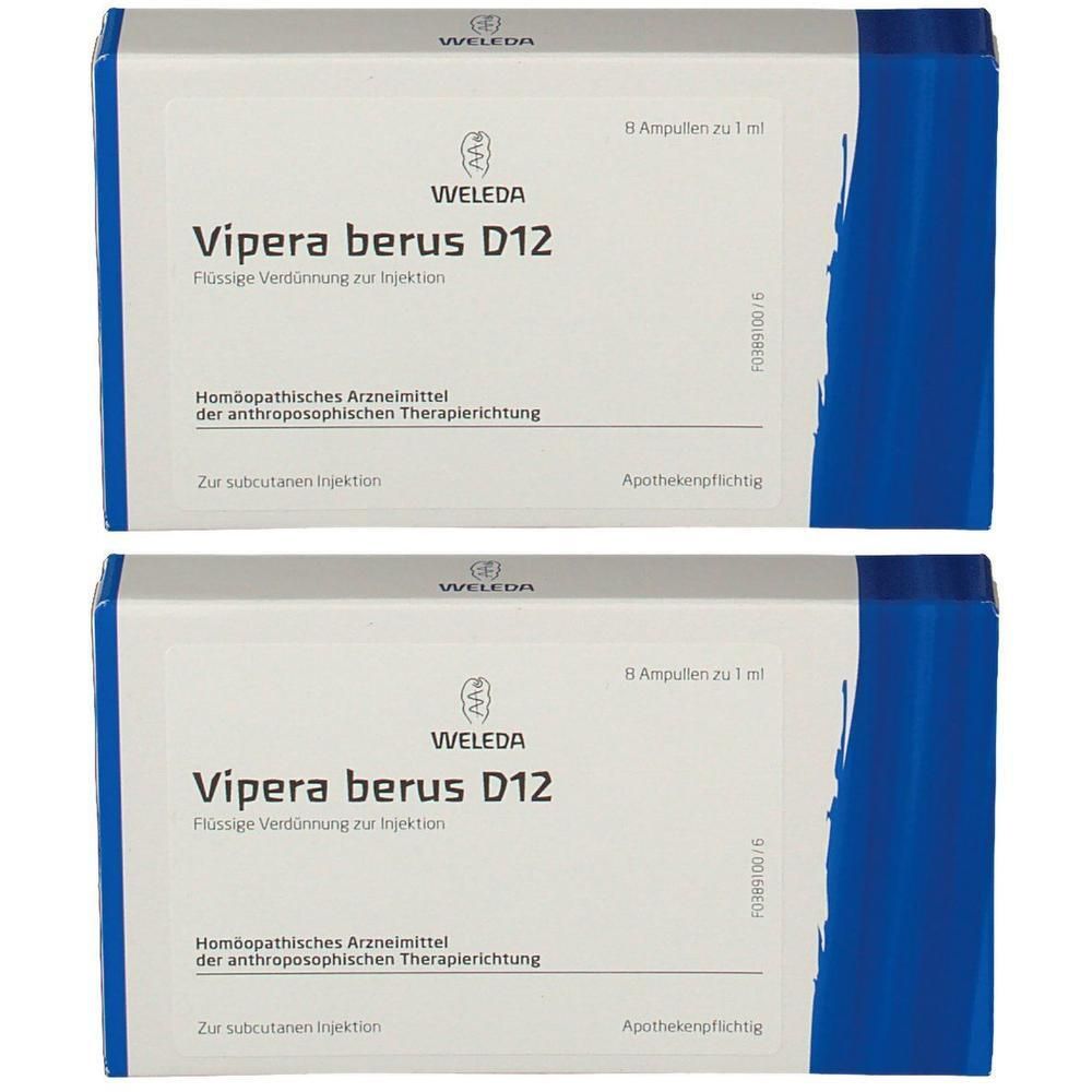 Vipera Berus D 12 Ampullen 2x 2x8x1 ml