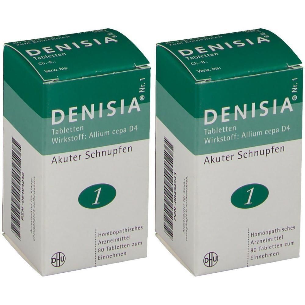 Denisia 1 Schnupfen Tabletten 2x 2x80 St