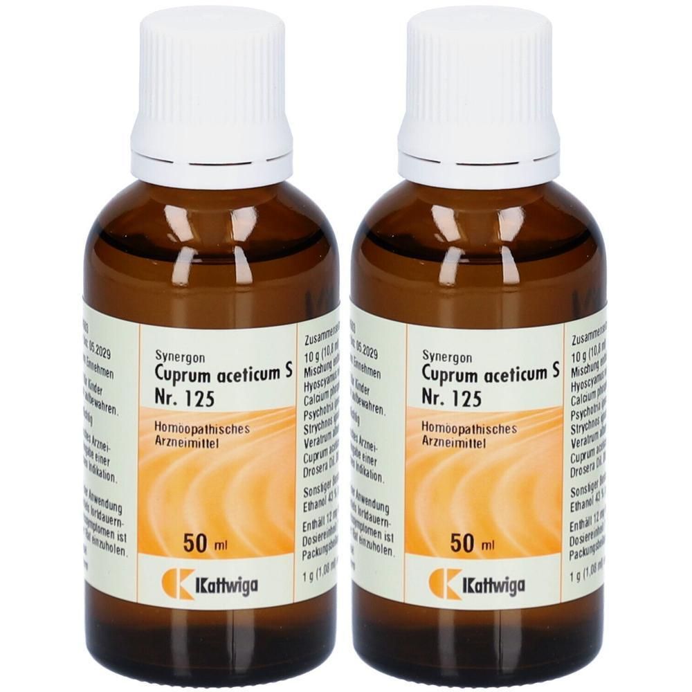 Synergon Komplex 125 Cuprum aceticum S Tropfen 2x 2x50 ml