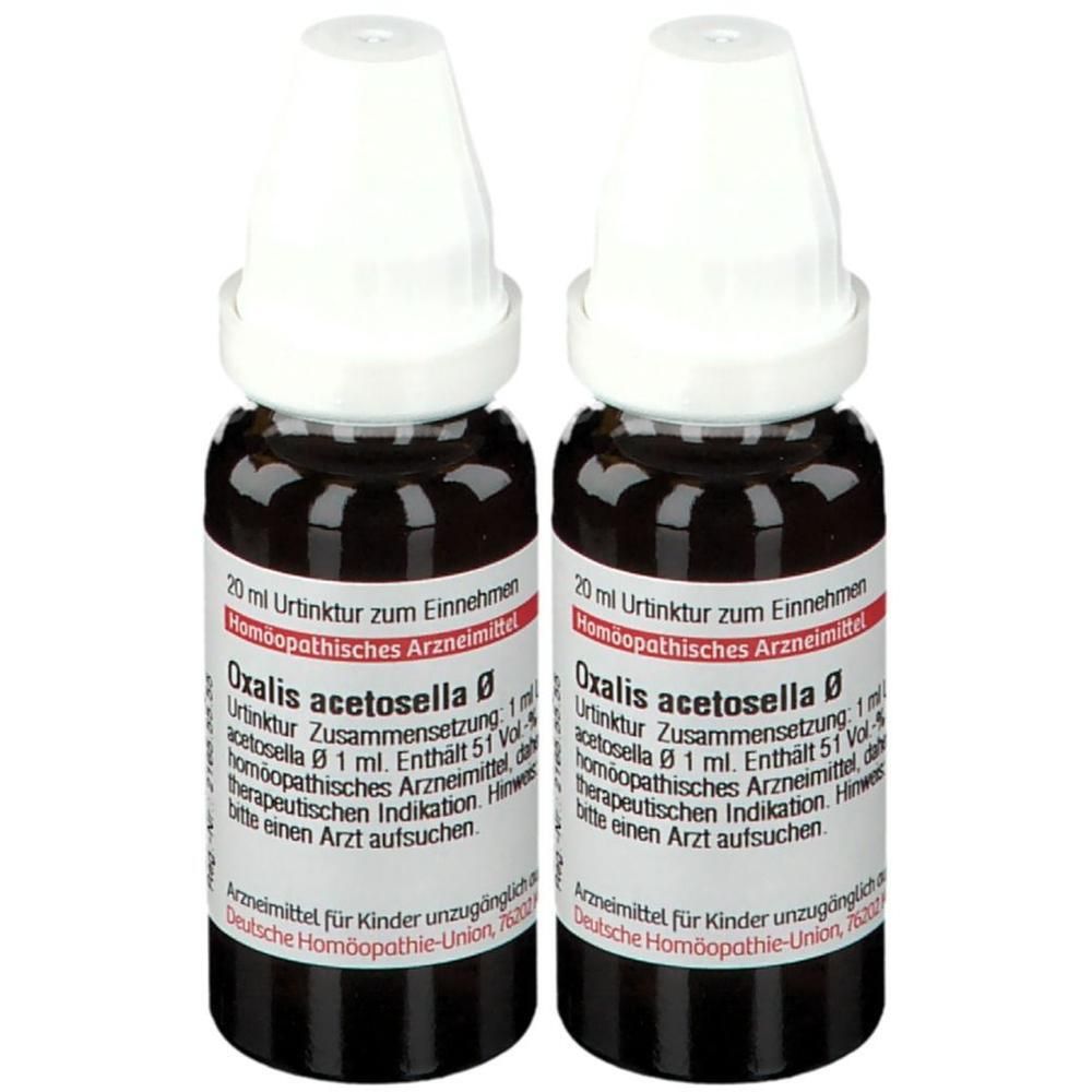 Oxalis Acetosella Urtinktur 2x 2x20 ml Dilution