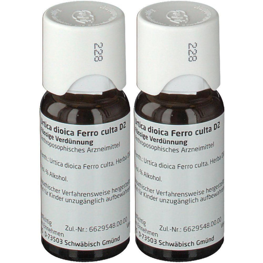 Urtica Dioica Ferro culta D 2 Dilution 2x 2x50 ml