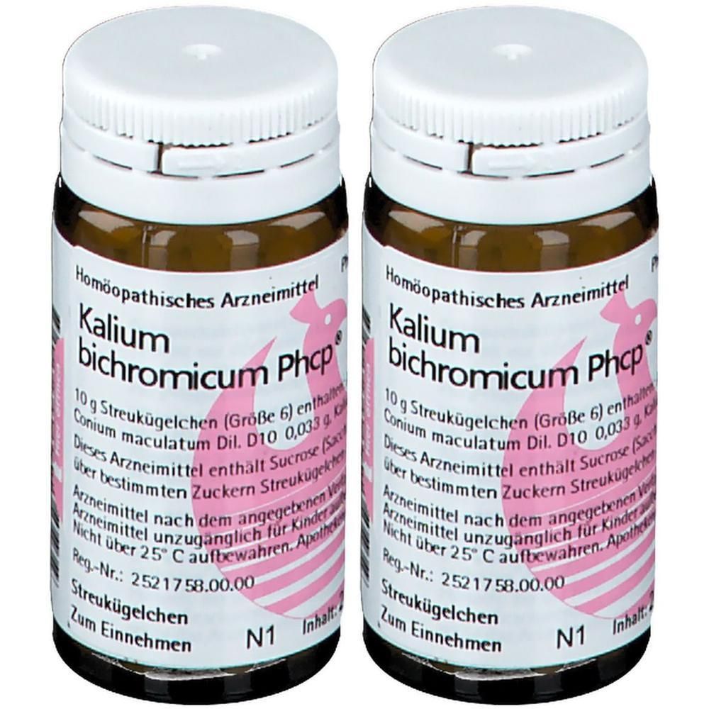 Kalium Bichromicum Phcp Globuli 2x 2x20 g