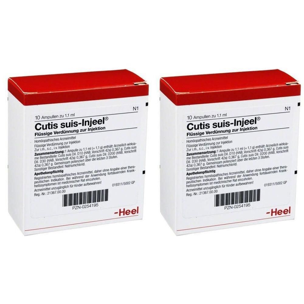 Cutis suis Injeel Ampullen 2x 2x10 St