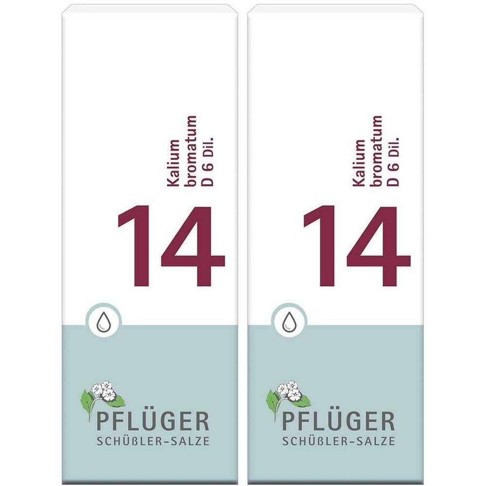 Biochemie Pflüger 14 Kalium bromatum D 6 Tropfen 2x 2x30 ml