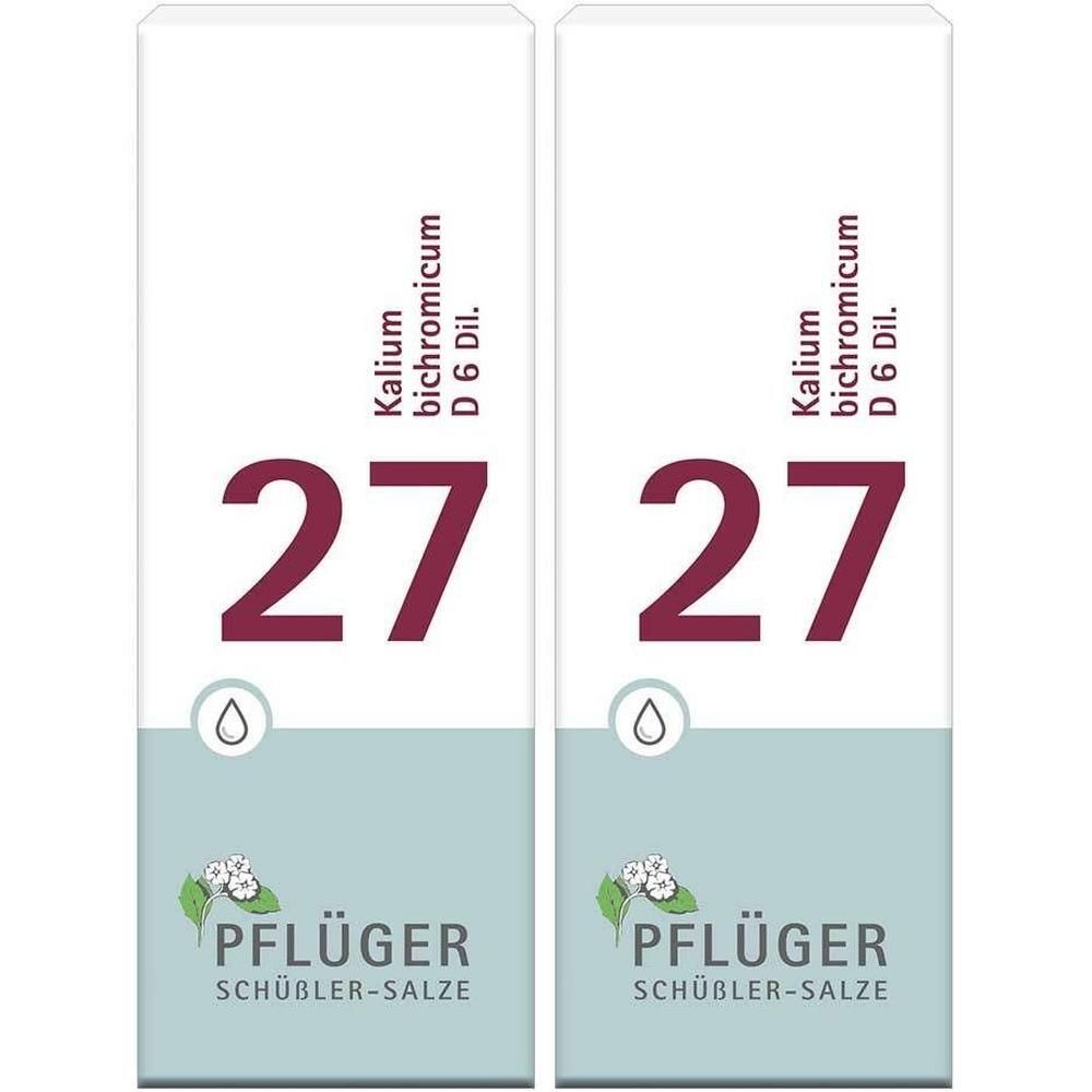 Biochemie Pflüger 27 Kalium bichromicum D 6 Tropf. 2x 2x30 ml Tropfen