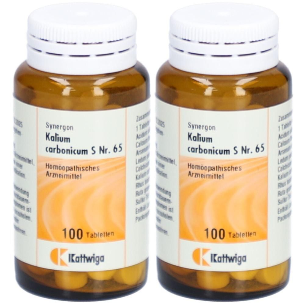 Synergon Komplex 65 Kalium carbonicum S Tabletten 2x 2x100 St