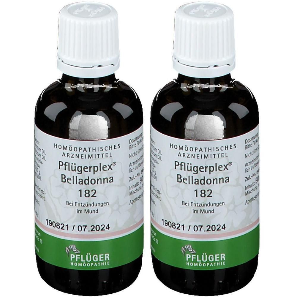Pflügerplex Belladonna 182 Tropfen 2x 2x50 ml