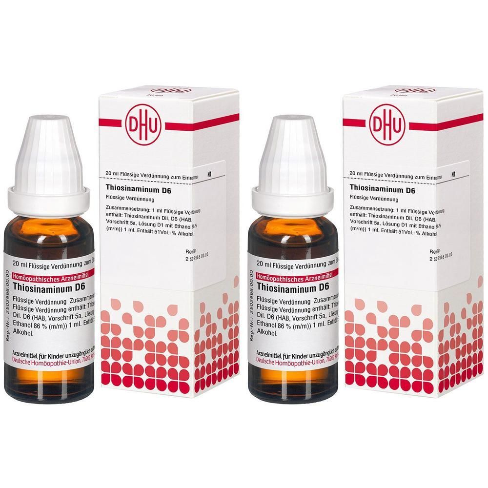 Thiosinaminum D 6 Dilution 2x 2x20 ml