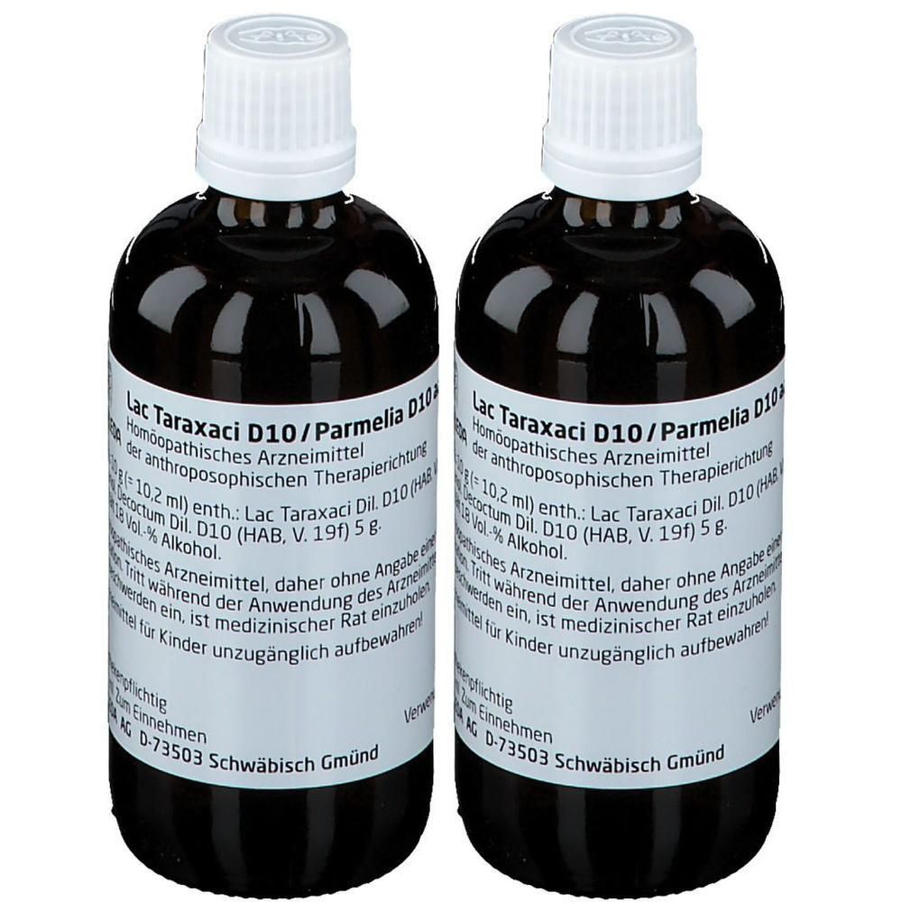 LAC Taraxaci D10/ Parmelia D10 aa Mischung 2x 2x100 ml