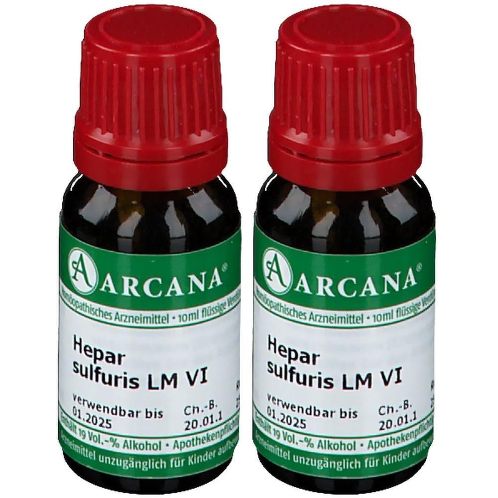 Hepar Sulfuris LM 6 Dilution 2x 2x10 ml