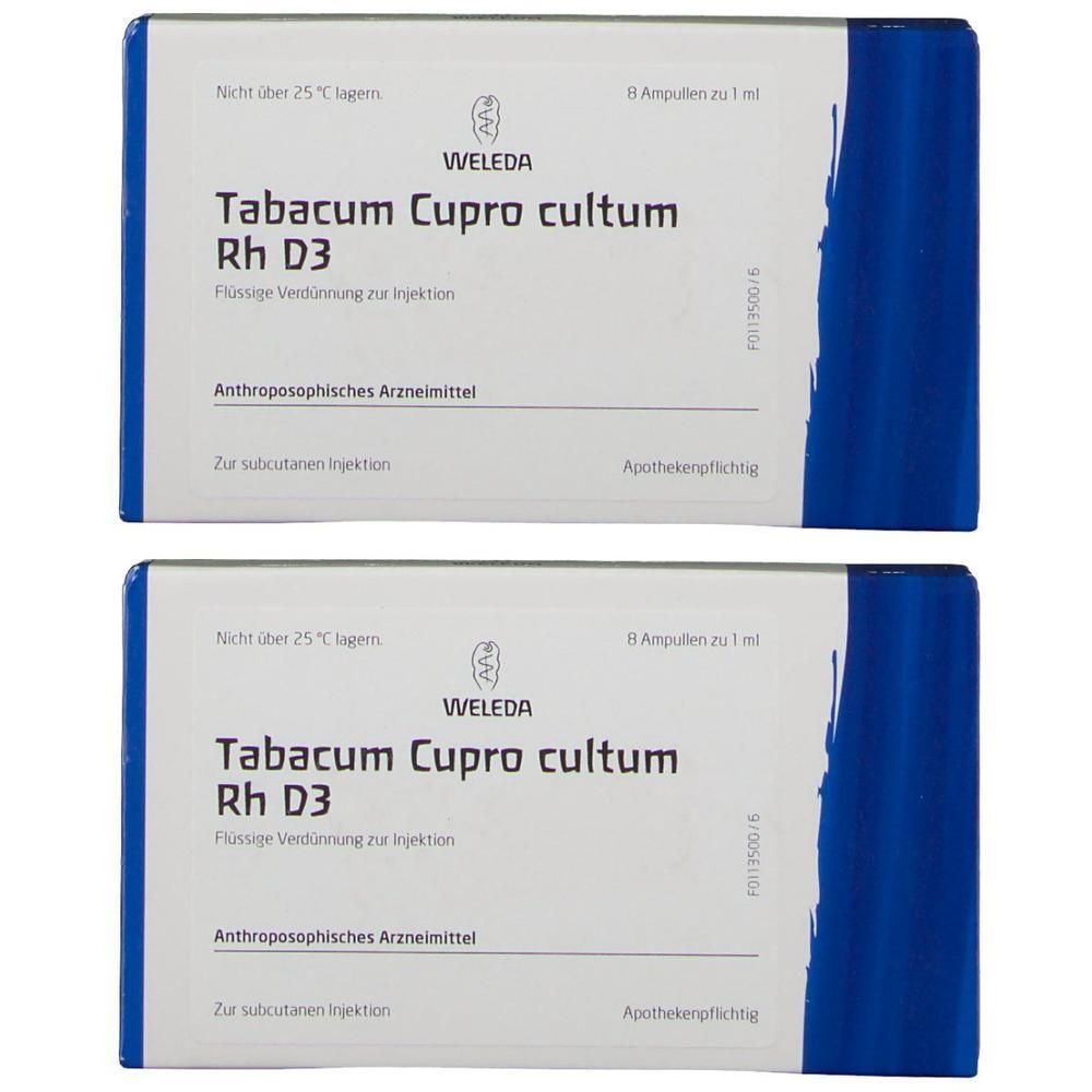 Tabacum Cupro cultum Rh D 3 Ampullen 2x 2x8x1 ml