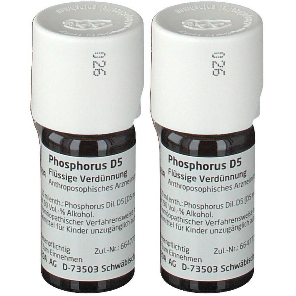 Phosphorus D 5 Dilution 2x 2x20 ml