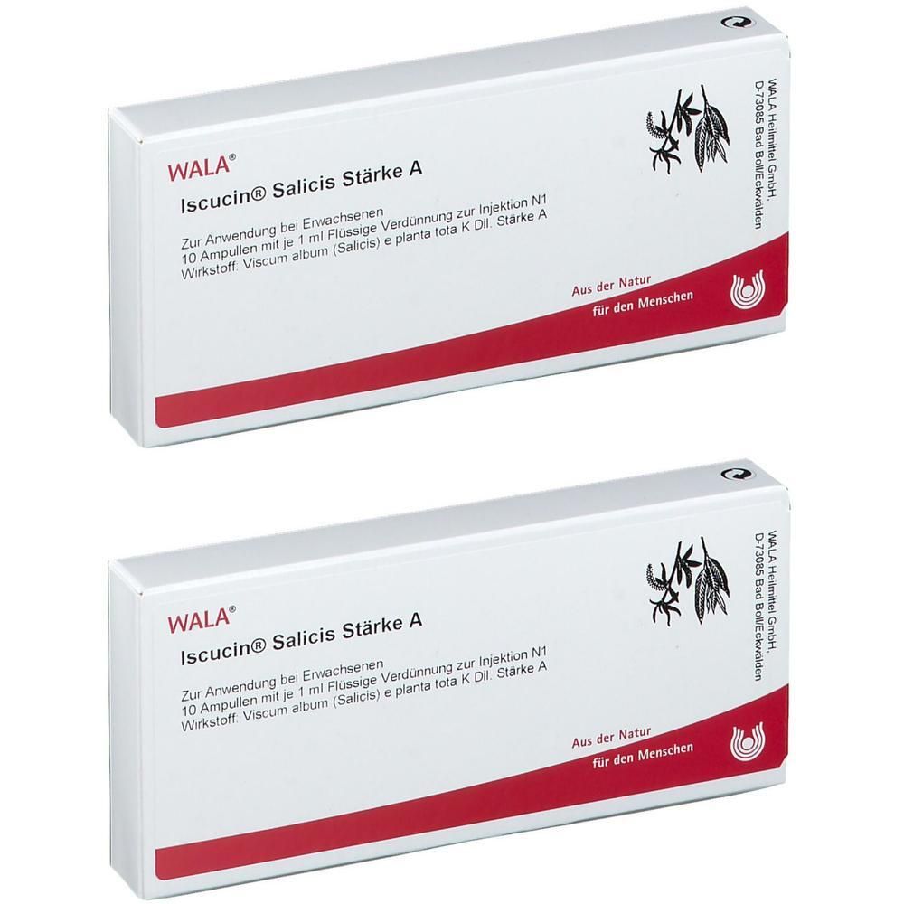 Iscucin salicis Stärke A Ampullen 2x 2x10x1 ml