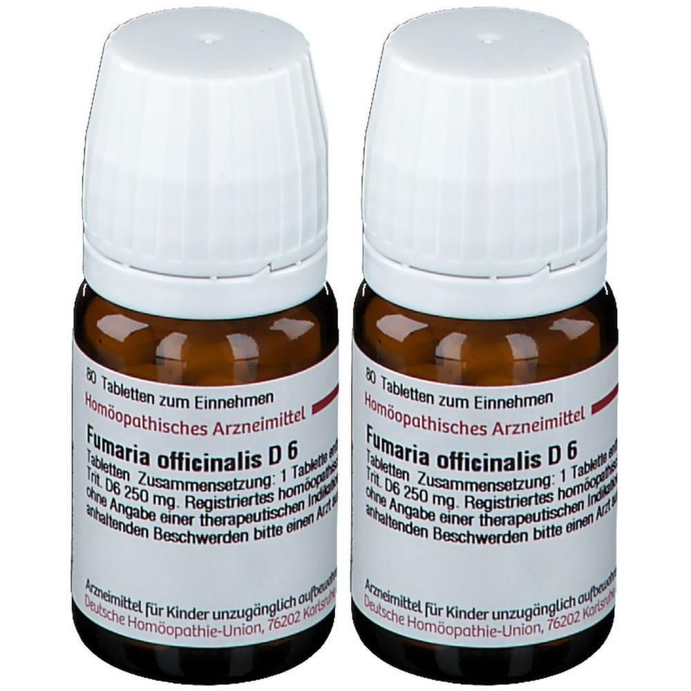 Fumaria Officinalis D 6 Tabletten 2x 2x80 St