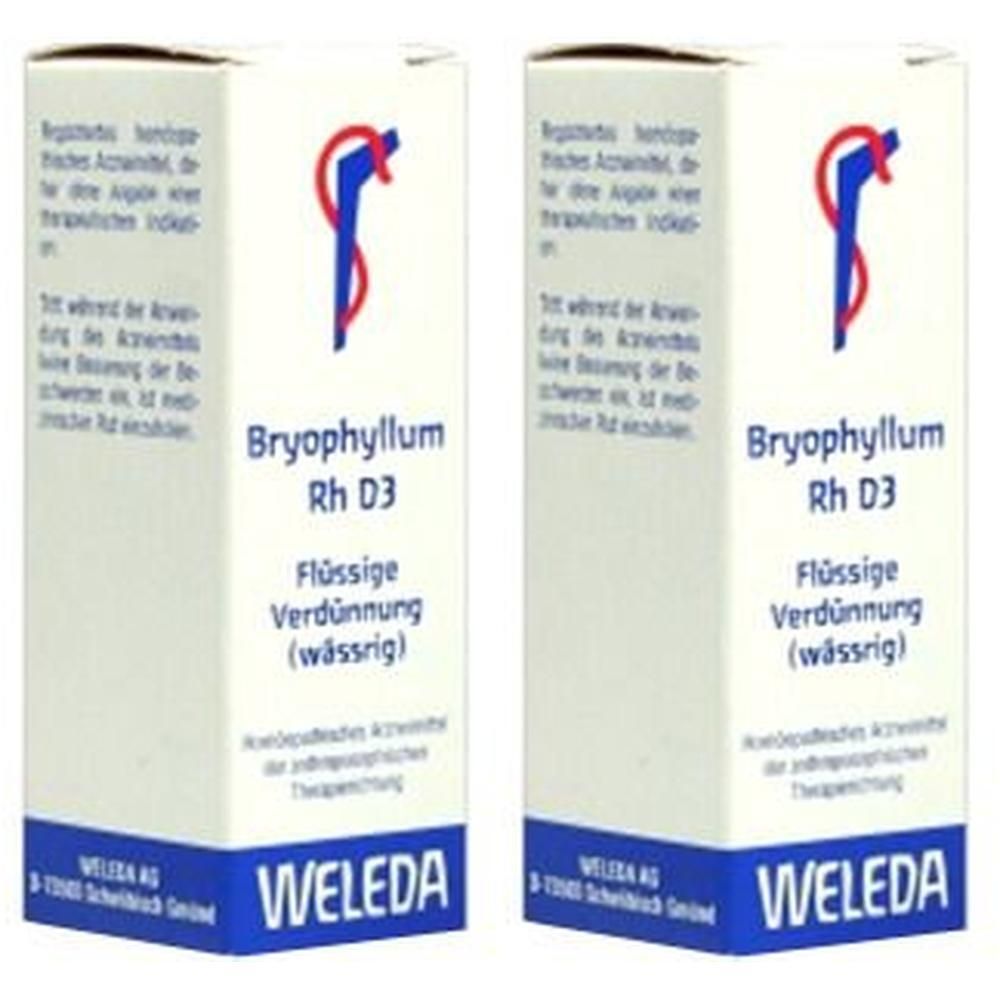 Bryophyllum RH D 3 Dilution 2x 2x20 ml