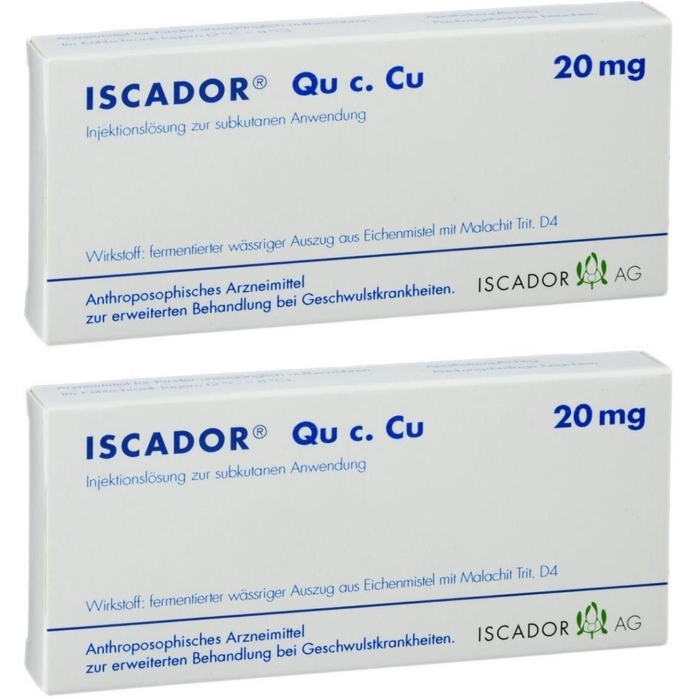 Iscador Qu c.Cu 20 mg Injektionslösung 2x 2x7x1 ml