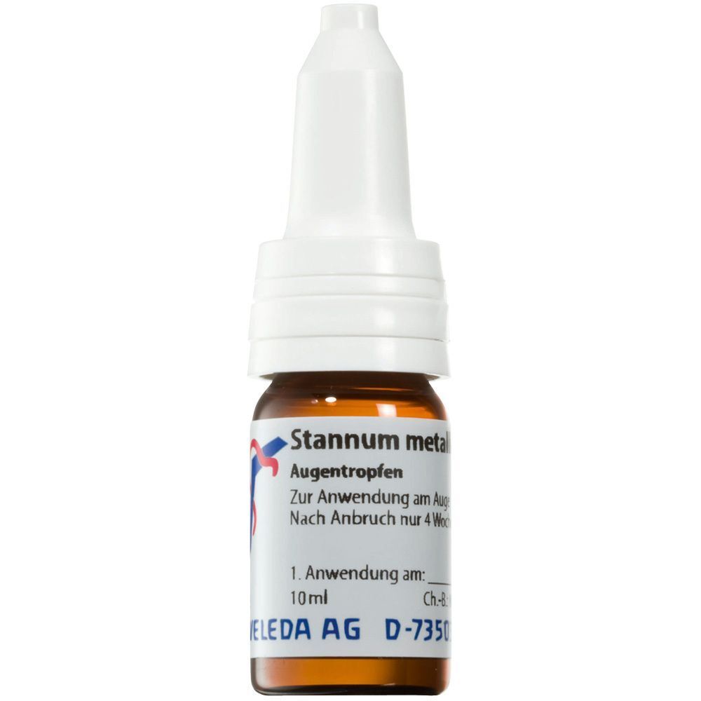 Weleda Stannum metallicum praeparatum D8 Augentropfen Fläschchen, 10ml.
