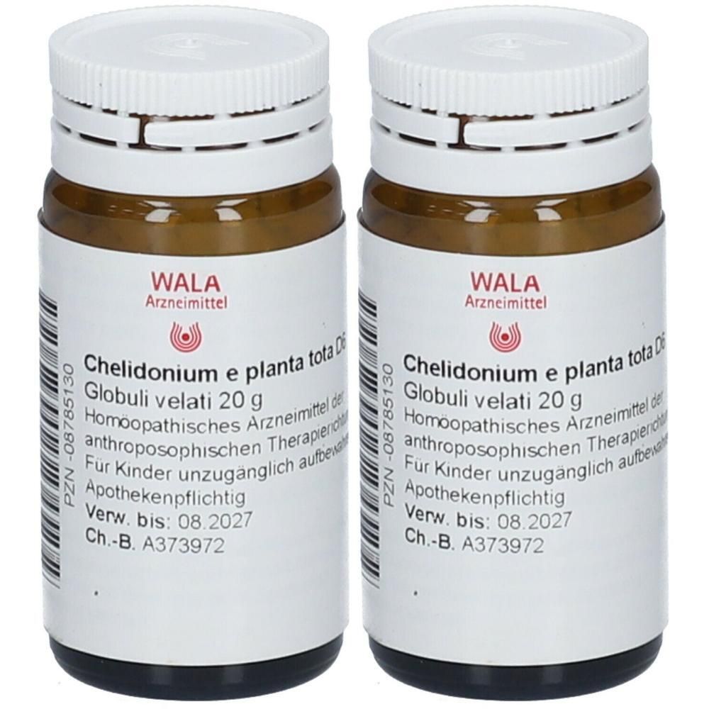 Chelidonium E planta tota D 6 Globuli 2x 2x20 g