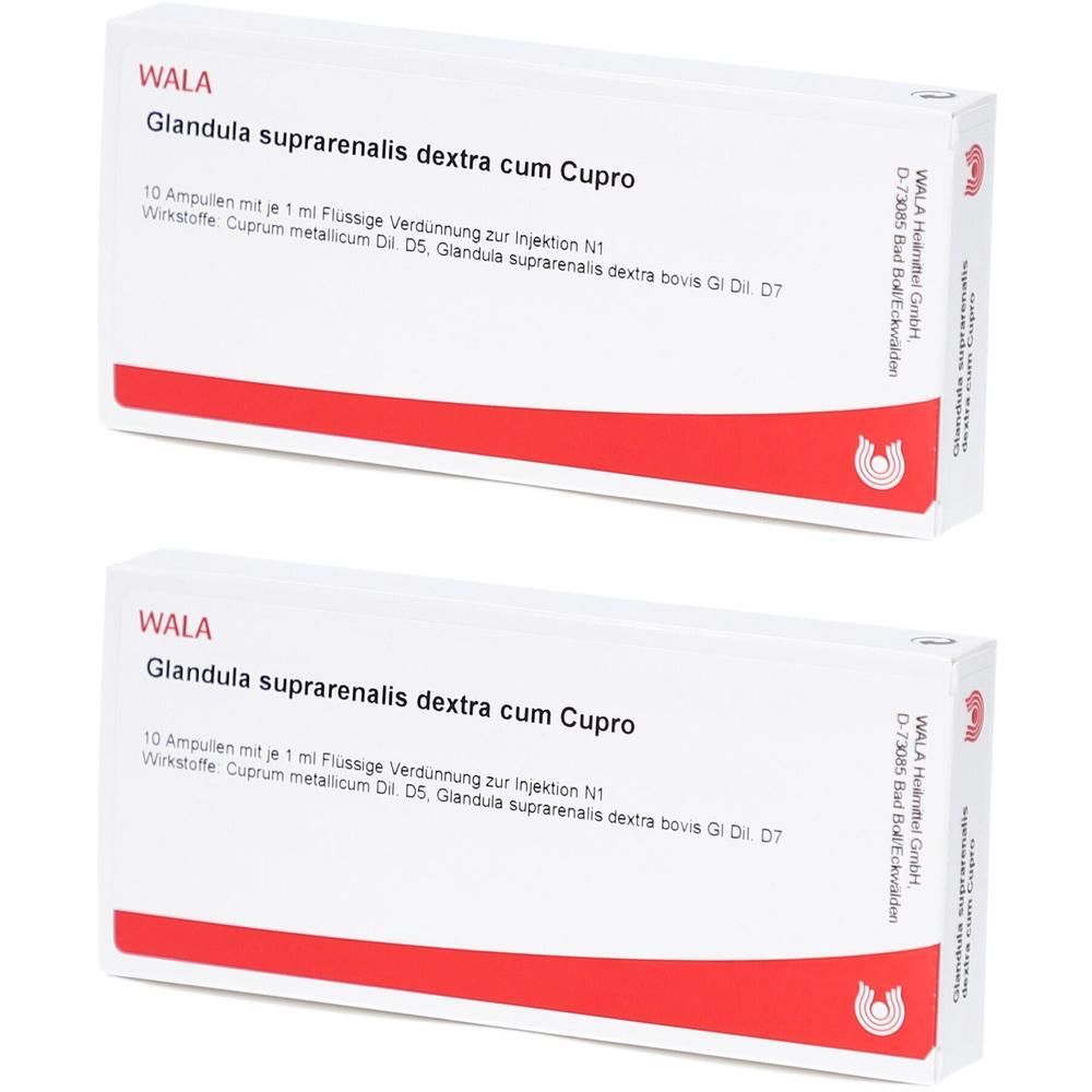 Glandula Suprarenales dextra cum Cupro Ampullen 2x 2x10x1 ml