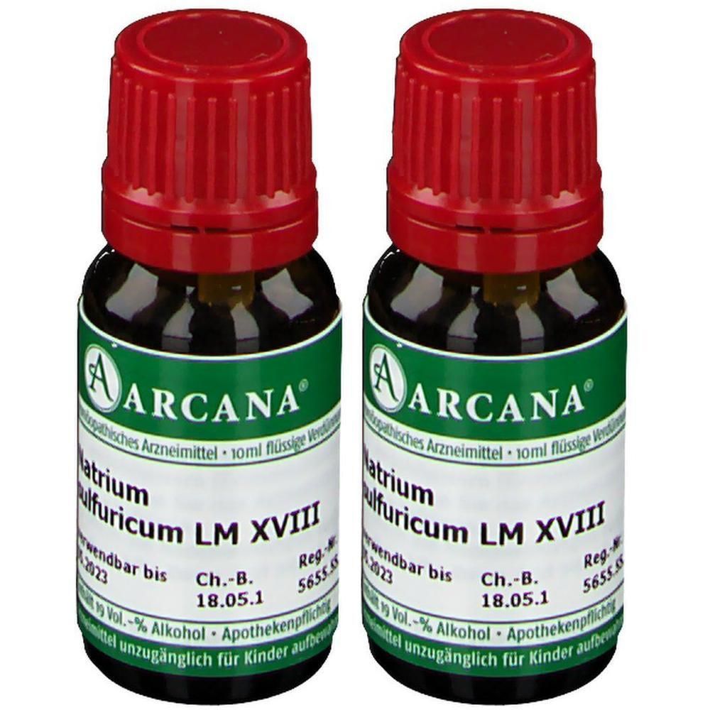 Natrium Sulfuricum LM 18 Dilution 2x 2x10 ml