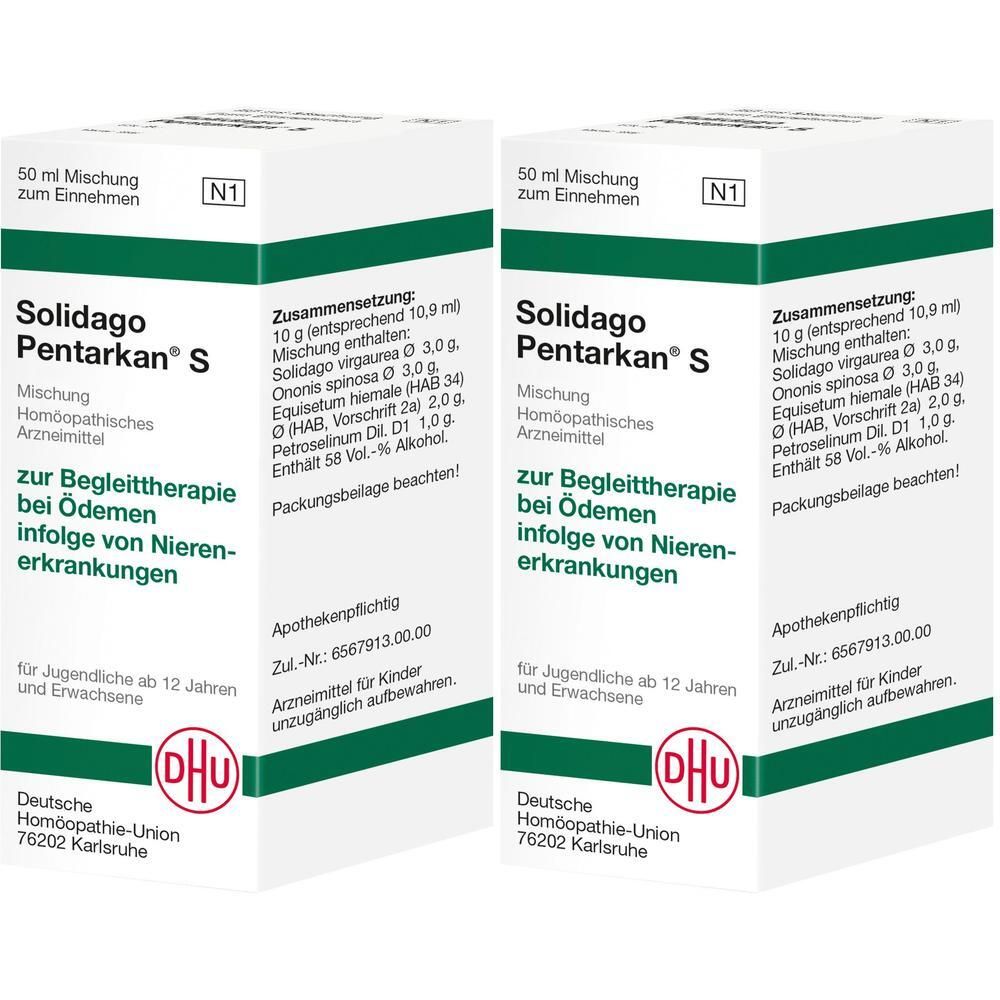 Solidago Pentarkan S Mischung 2x 2x50 ml
