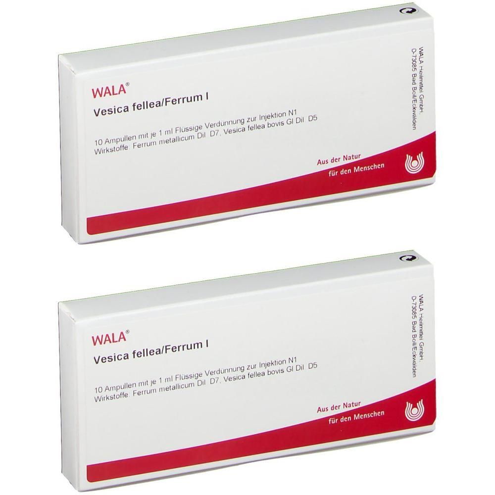 Vesica FELLEA/Ferrum I Ampullen 2x 2x10x1 ml