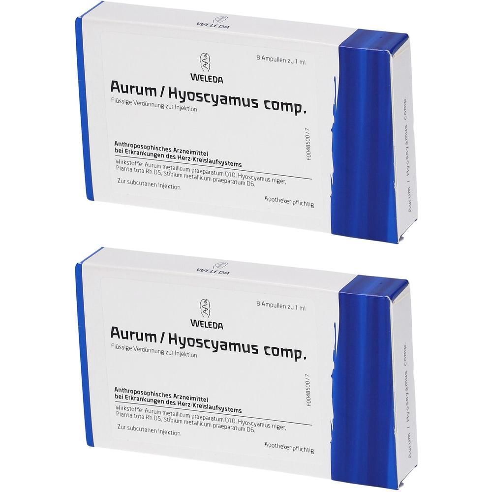 Aurum/Hyoscyamus comp.Ampullen 2x 2x8x1 ml Ampullen