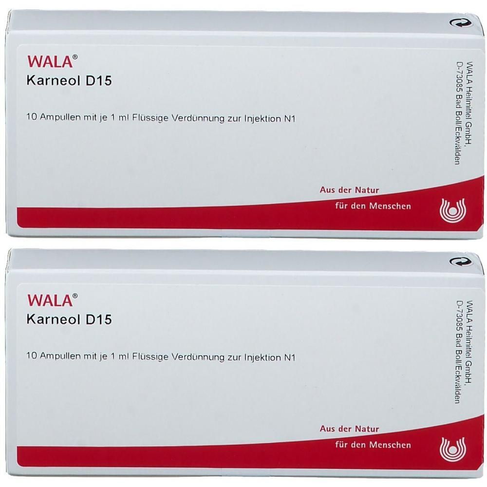 Karneol D 15 Ampullen 2x 2x10x1 ml