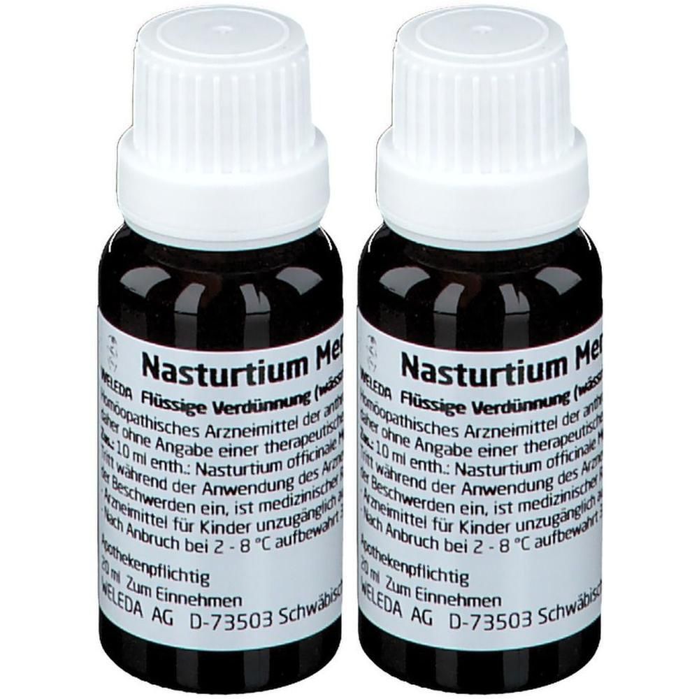 Nasturtium Mercurio cultum Rh D 3 Dilution 2x 2x20 ml