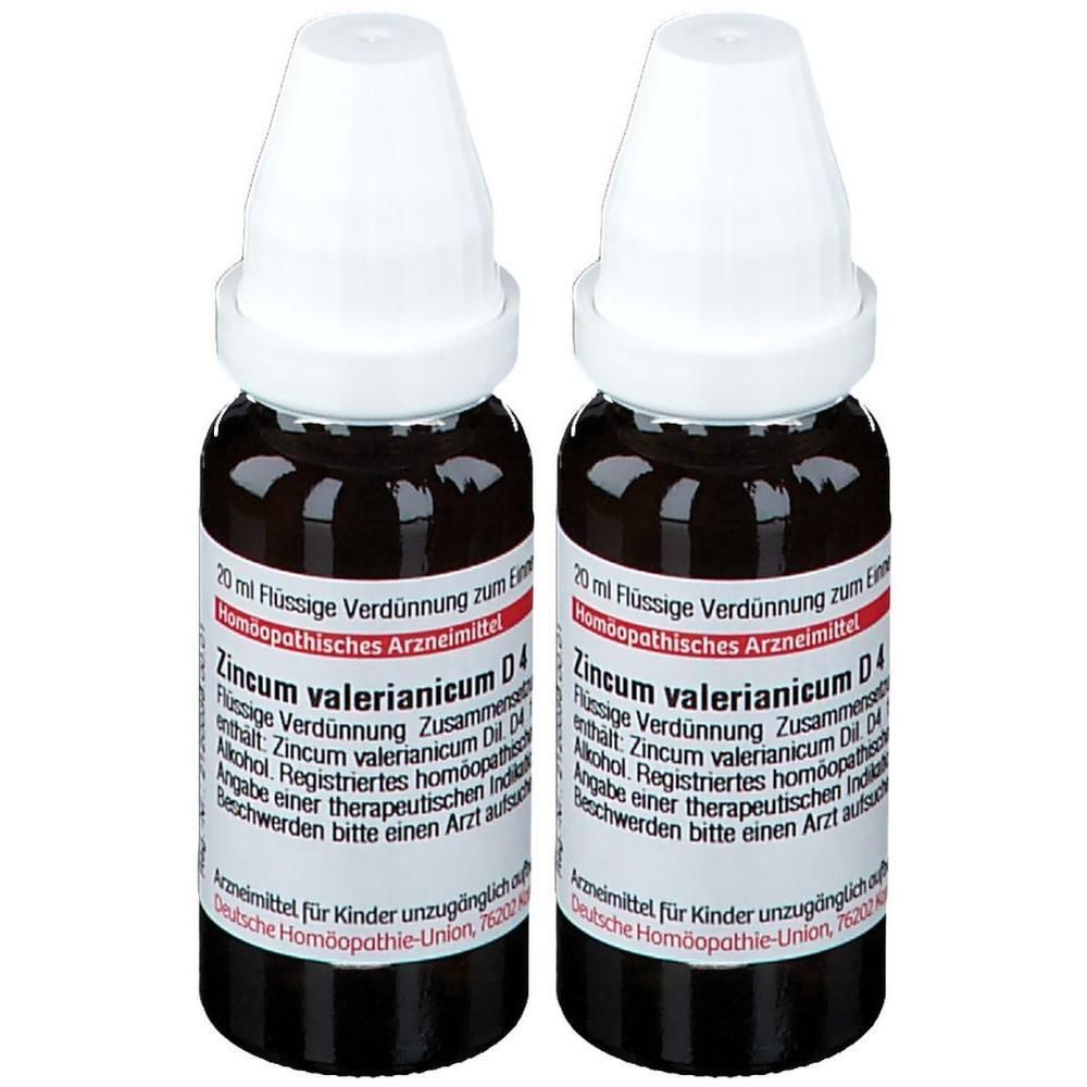 Zincum Valerianicum D 4 Dilution 2x 2x20 ml