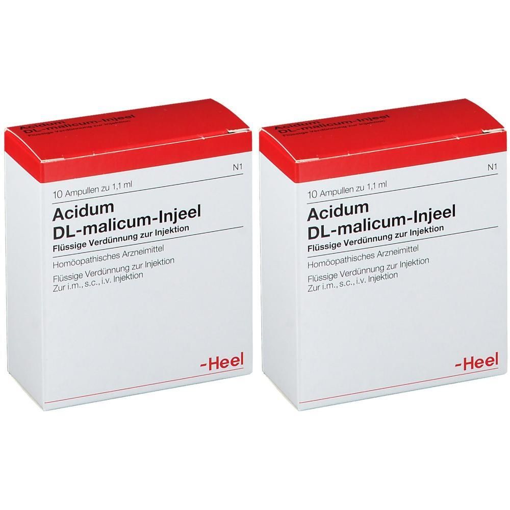 Acidum DL-malicum Injeel Ampullen 2x 2x10 St