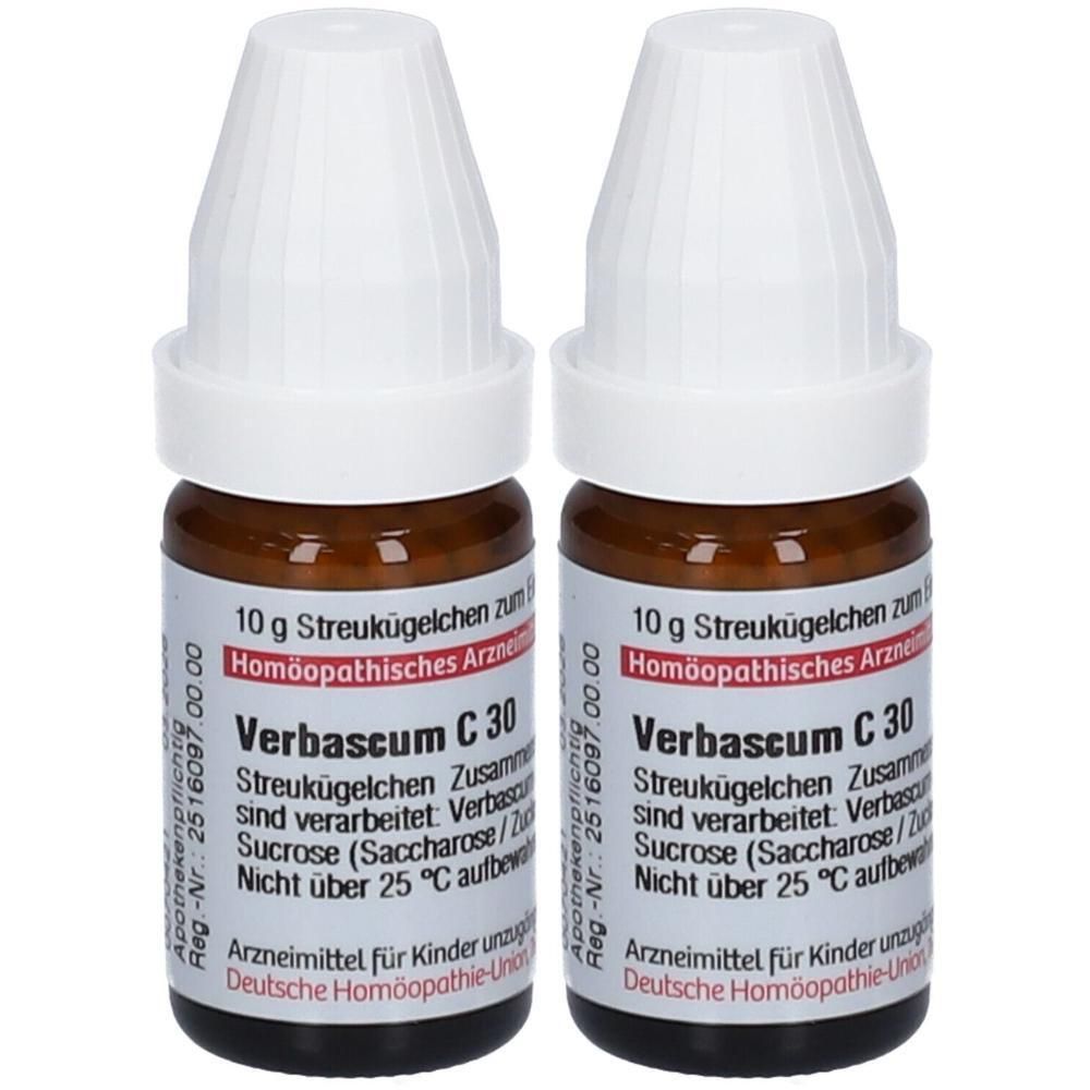 Verbascum C 30 Globuli 2x 2x10 g