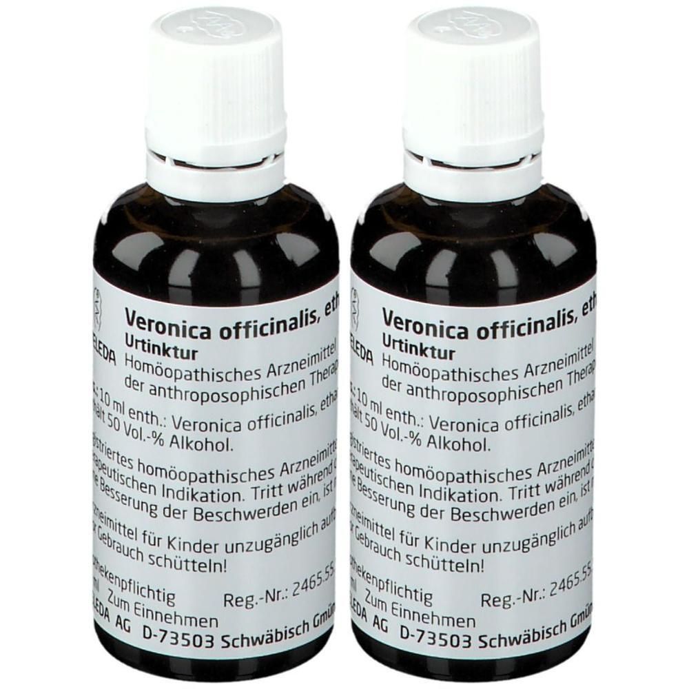 Veronica Officinalis Urtinktur D 1 2x 2x50 ml Dilution