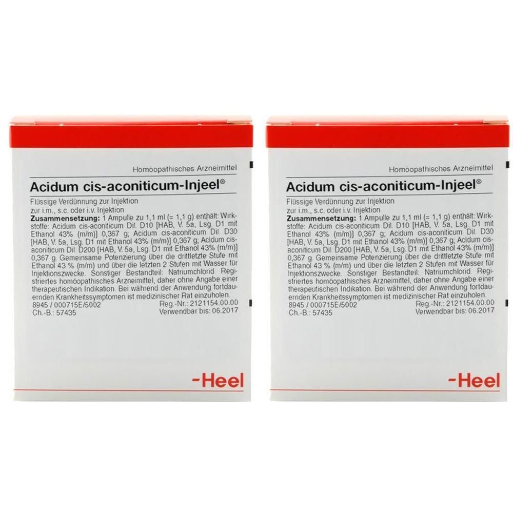 Acidum CIS-aconiticum Injeel Ampullen 2x 2x10 St