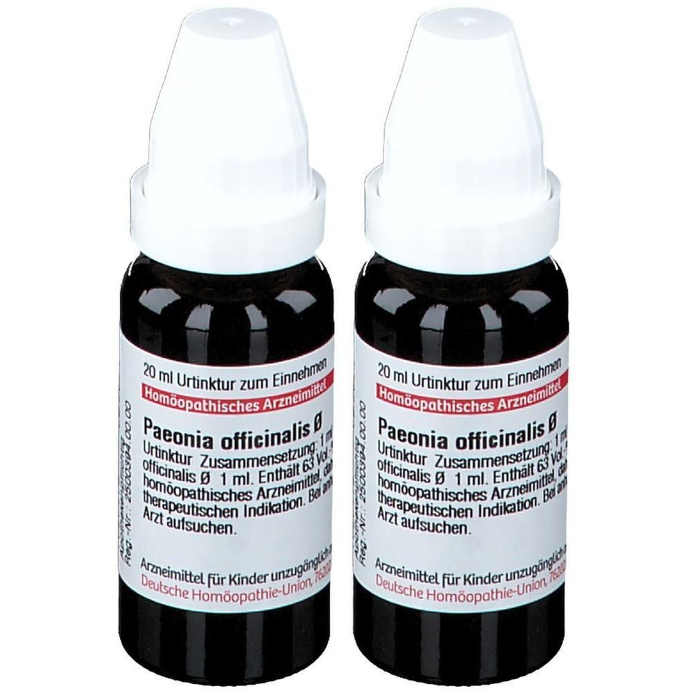 Paeonia Officinalis Urtinktur 2x 2x20 ml Dilution