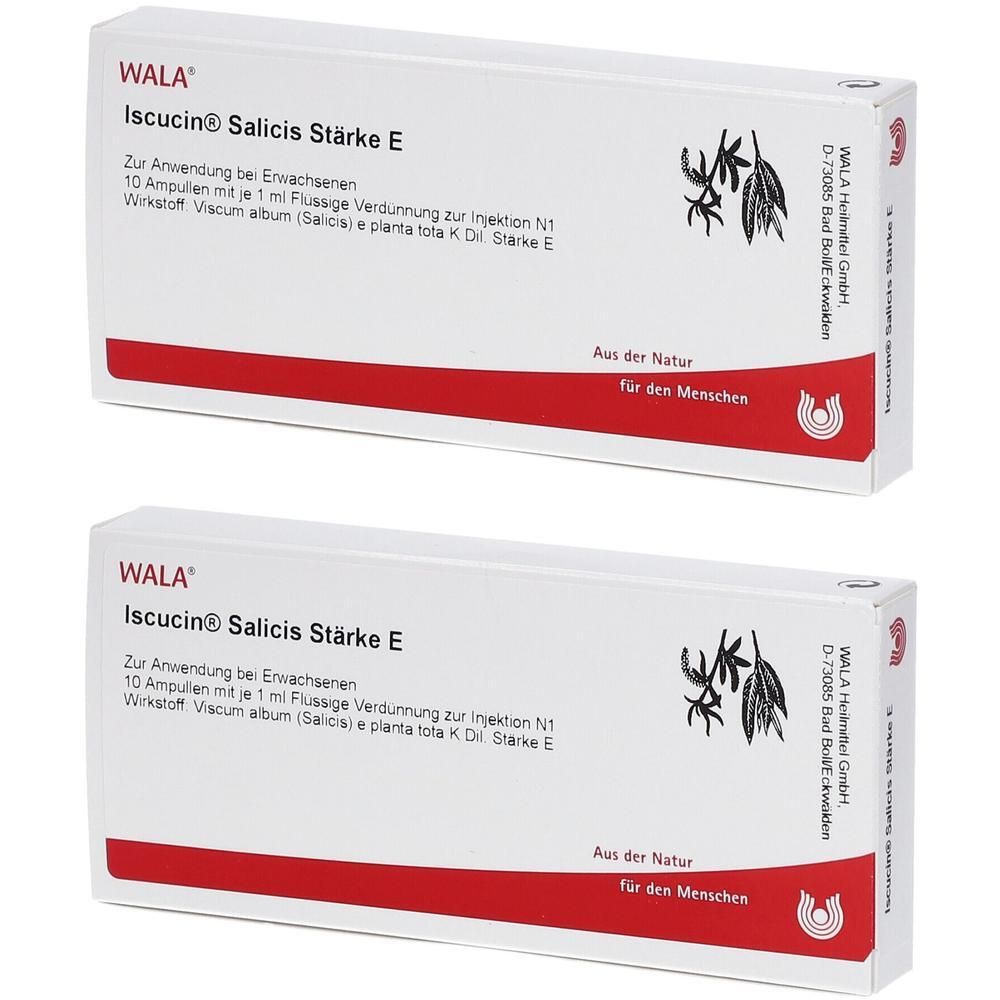 Iscucin salicis Stärke E Ampullen 2x 2x10x1 ml