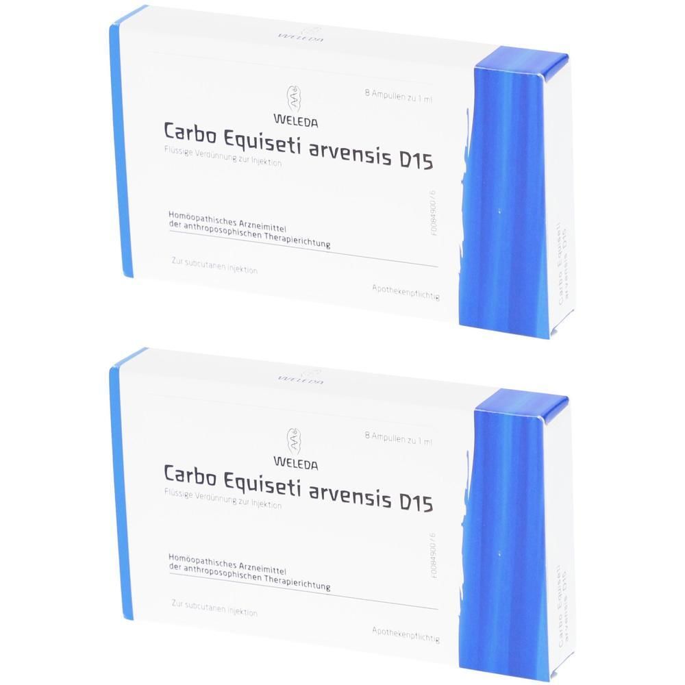 Carbo Equiseti arvensis D 15 Ampullen 2x 2x8x1 ml